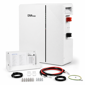LiFePO₄ акумулятор DAH Solar 51.2V 280Ah 14.33 кВт&middot;год, настінний/підлоговий, BMS, Wi-Fi/Bluetooth, для інвертора та резервного живлення 3004261 фото