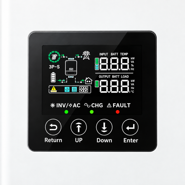 Гибридный инвертор LUXPOWER GETA 1.5K/12V 1500 Вт, 12 В, MPPT 120 А, чистая синусоида, ИБП (UPS) для дома 910261 фото