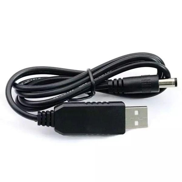 USB кабель шнур переходник для Wi-Fi роутера 5V на 9V (DC 5,5х2,1мм) от павербанка copy_1_260123 фото