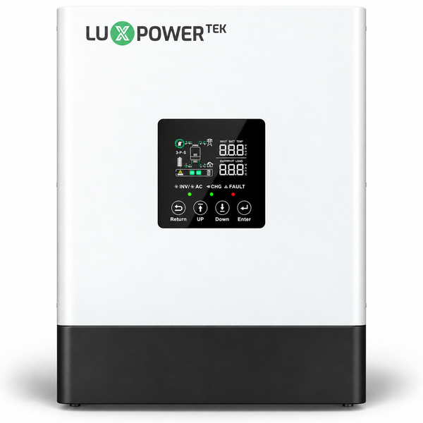 Гібридний інвертор LUXPOWER GETA-LB-EU3.6K/24V 3,6 кВт 24В, чиста синусоїда, MPPT, Wi-Fi, підмішування, ДБЖ (UPS) 1310261 фото