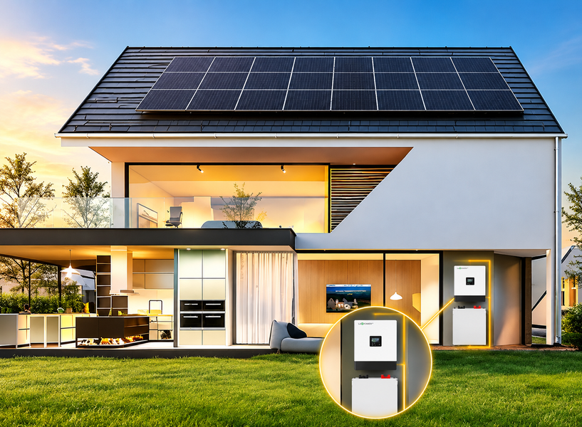 Гібридний інвертор LUXPOWER GETA-LB-EU3.6K/24V 3,6 кВт 24В, чиста синусоїда, MPPT, Wi-Fi, підмішування, ДБЖ (UPS) 1310261 фото