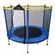 Детский батут Fitonix 140 см SafeJump с защитной сеткой и 6 ножками, синий, усиленный батут для детей 0503263 фото 2