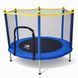 Детский батут Fitonix 140 см SafeJump с защитной сеткой и 6 ножками, синий, усиленный батут для детей 0503263 фото 4