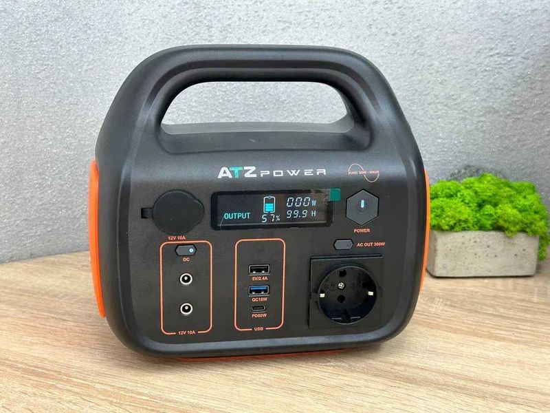 Портативная зарядная станция ATZ Power 600/300 Вт резервное питание для дома 907249 фото