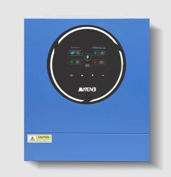 Гибридный инвертор Anenji 5 кВт с Wi-Fi контроль, бесшумный, MPPT, UPS, резервное питание для дома, квартиры, офиса 2612251 фото