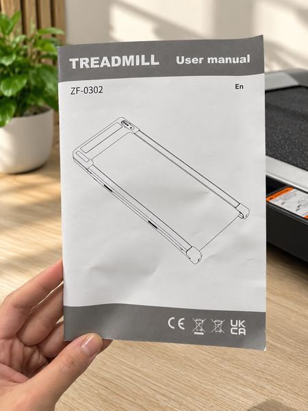 Бігова доріжка електрична Walking Pad ZF-0302 до 90 кг, 1&ndash;6 км/год, 2 HP, компактна доріжка для ходьби для дому та офісу, пульт, LED 1809261 фото