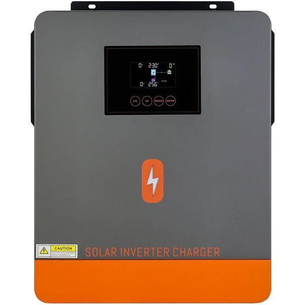 Гибридный солнечный инвертор PowMr POW-HVM6.5K-48V-E 6500 Вт 48В, MPPT 120А, чистая синусоида, зарядное устройство, ИБП (UPS) 1610261 фото