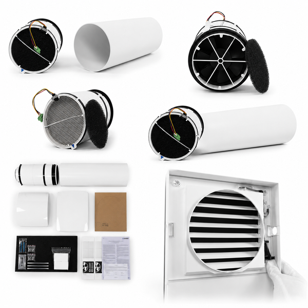 Рекуператор Blauberg Vento Expert A50-1 S10 W V.2 Wi-Fi, до 50 м&sup3;/ч, рекуперация тепла 93%, датчик влажности, для квартиры и дома 20012023 фото