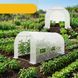 Садовая теплица парник Garden 6м&sup2; белый цвет, LB-G101-WHT армированная пленка, металлический каркас, для рассады и овощей 0105263 фото 4