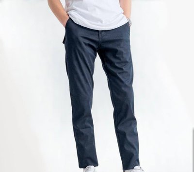 Стильні чоловічі штани якісні демісезонні, джинси, синій колір, 28-33 230220241 фото