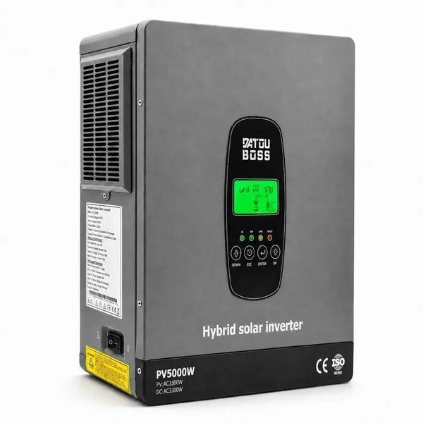 Комплект резервного живлення 3.3 кВт Datouboss 24В + 2&times; LiFePO4 EASUN POWER 12V 100Ah 2,56 кВт&middot;год, для дому, квартири, котла та ДБЖ 1108262 фото
