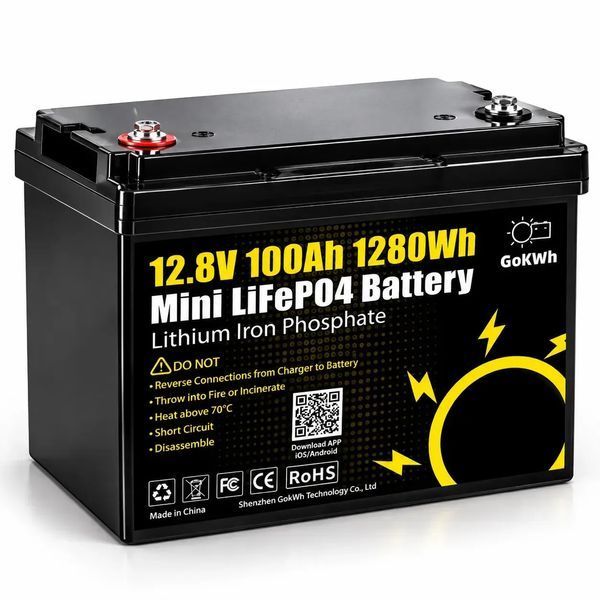 Комплект резервного живлення DATOUBOSS 3,3 кВт 24В + 2&times; LiFePO₄ GoKWh Mini 100Ah &mdash; 2,56 кВт&middot;год + силові кабелі в подарунок 1108262 фото