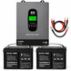 Комплект резервного живлення DATOUBOSS 3,3 кВт 24В + 2 АКБ DATOUBOSS LiFePO4 12.8V 100Ah, 2,56 кВт&middot;год, для дому 1108262 фото 1