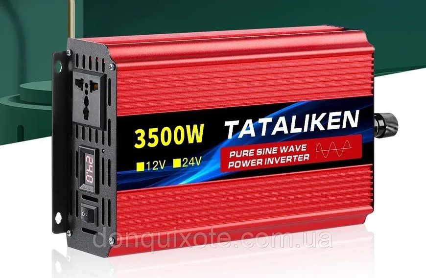 Інвертор з чистим синусом для котла TATALIKEN 3500w, перетворювач напруги id_124 фото