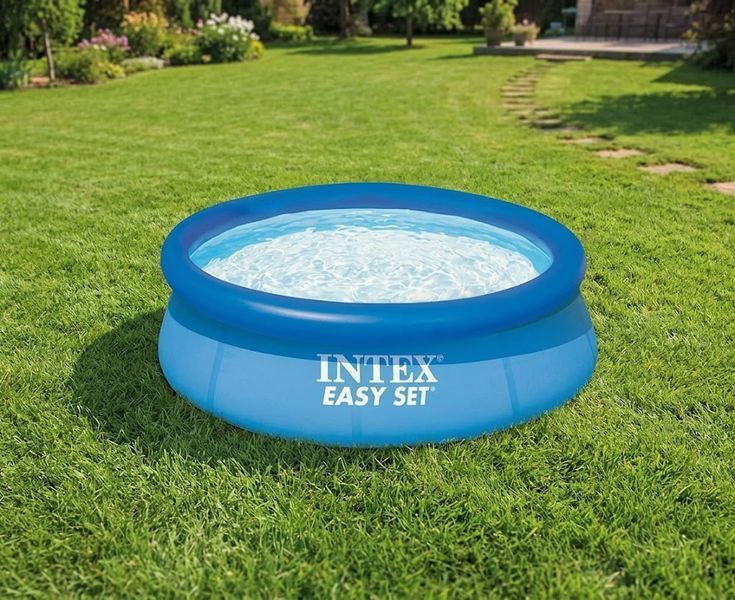Надувний басейн Intex Easy Set 28110 244&times;76 см, 2400 л &mdash; круглий сімейний басейн для дітей і дорослих 0207262 фото