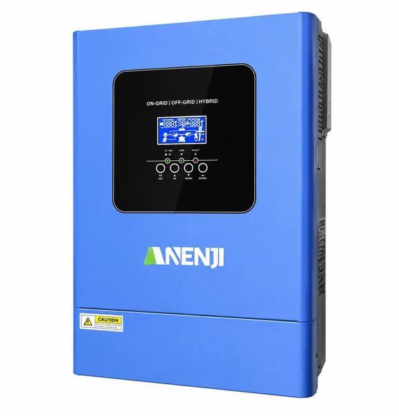Комплект резервного живлення 15,36 кВт&middot;год Anenji 6,2 кВт + LiFePO₄ Lvtopsun 51,2V 300Ah, Wi-Fi, MPPT, для дому 1308261 фото