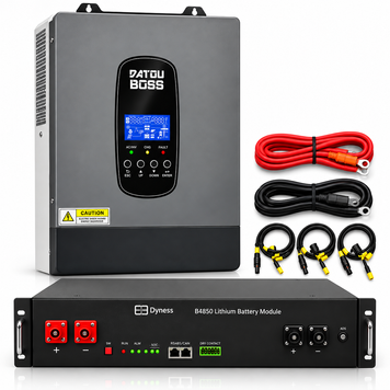 Комплект резервного живлення DATOUBOSS 6,2 кВт 48В + Dyness B4850 LiFePO4 48V 50Ah 2,4 кВт&middot;год, для дому 1308262 фото