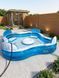 Надувной семейный бассейн Intex Swim Center 56475 229&times;229&times;66 см, 990 л &mdash; квадратный бассейн с сиденьями 0307261 фото 1