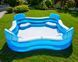 Надувной семейный бассейн Intex Swim Center 56475 229&times;229&times;66 см, 990 л &mdash; квадратный бассейн с сиденьями 0307261 фото 5