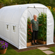 Теплица Garden 10 м&sup2; (2,5&times;4 м) белая, усиленная, парник с окнами (8 шт.), армированная плёнка 3 слоя, для дачи и огорода 404262 фото 2