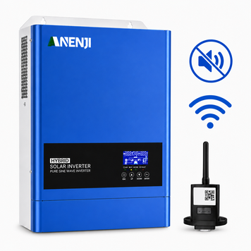 Гібридний сонячний інвертор Anenji 6200W 48V Wi-Fi MPPT 120A, 6500W PV, робота без АКБ 1106261 фото