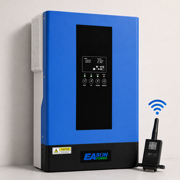 Гибридный солнечный инвертор EASUN POWER 6.2 кВт 48В ISolar-SMT-6.2KW-WIFI, MPPT 120A, Wi-Fi, чистая синусоида 2008261 фото