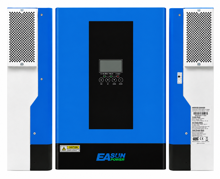 Гибридный солнечный инвертор EASUN POWER 6.2 кВт 48В ISolar-SMT-6.2KW-WIFI, MPPT 120A, Wi-Fi, чистая синусоида 2008261 фото