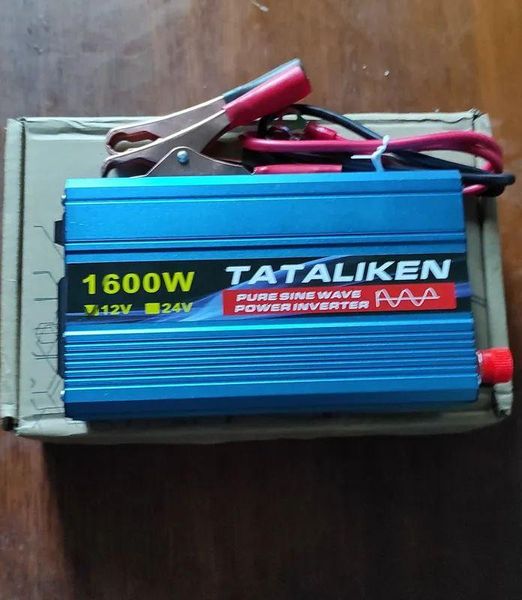 Інвертор для двоконтурного газового котла з чистим синусом TATALIKEN 1600W 12-220V для насосів 1731324463 фото