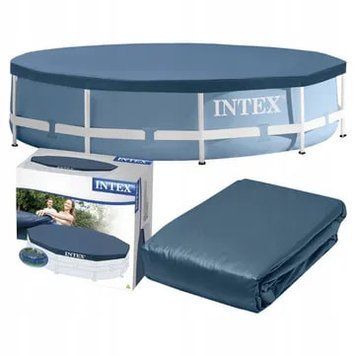 Тент для бассейна Intex 305 см, с веревкой, ПВХ, UV-защита, для хранения воды чистой 2406252 фото