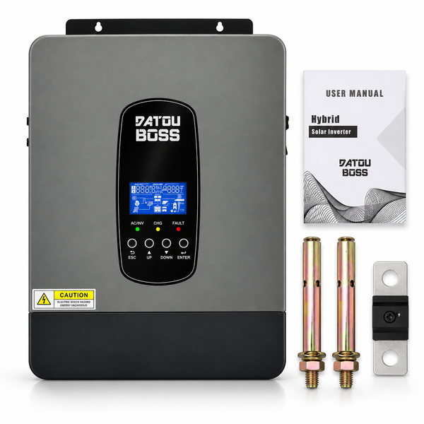 Комплект резервного питания DATOUBOSS 6,2 кВт 48В + аккумулятор Haisic LiFePO4 51,2В 200Ah 10,24 кВт&middot;ч, для дома, офиса, производства 2392623 фото