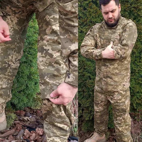 Костюм камуфлированный КЛП, костюм пиксель форма, костюм пиксельный осень-весна, 54/4 р. 1_210320232 фото