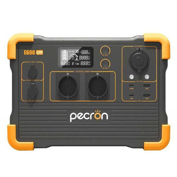 Портативна зарядна станція Pecron LiFePo4 1800/1200 Вт, до 10 пристроїв, бездротова зарядка, для резервного та аварійного живлення 2612241 фото