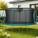 Батут WellActive 374 см (12 FT) до 150 кг з внутрішньою захисною сіткою, драбинкою та посиленим каркасом 706262 фото 3