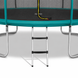 Батут WellActive 374 см (12 FT) до 150 кг з внутрішньою захисною сіткою, драбинкою та посиленим каркасом 706262 фото 7
