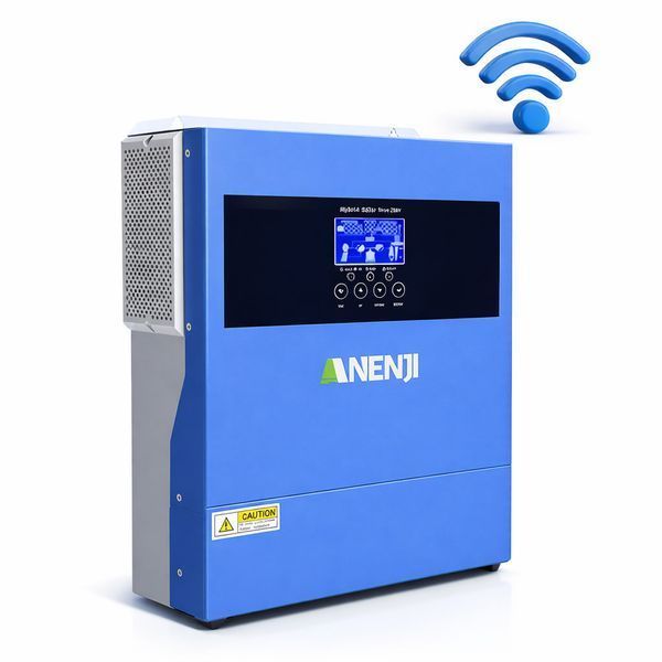 Гібридний інвертор Anenji 4.2 кВт, ANJ-4000-24V, ДБЖ, 24 В з Wi-Fi, безперебійник, UPS для дому, квартири, офісу 2301262 фото