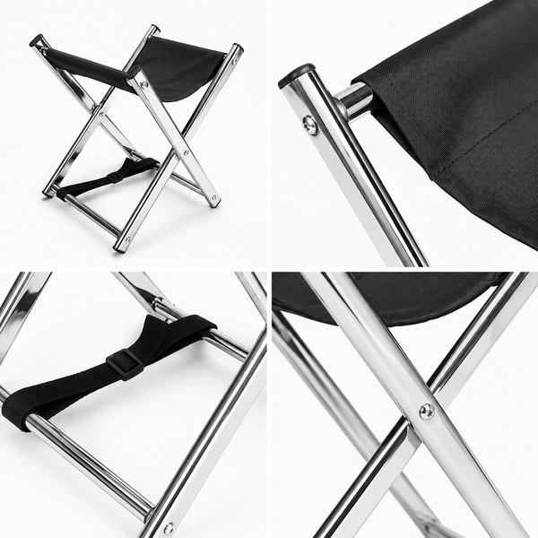 Складная напольная подставка для сумки черная BAG STAND Premium Oxford 600D для салона красоты, парикмахерской, маникюра и офиса 1205261 фото