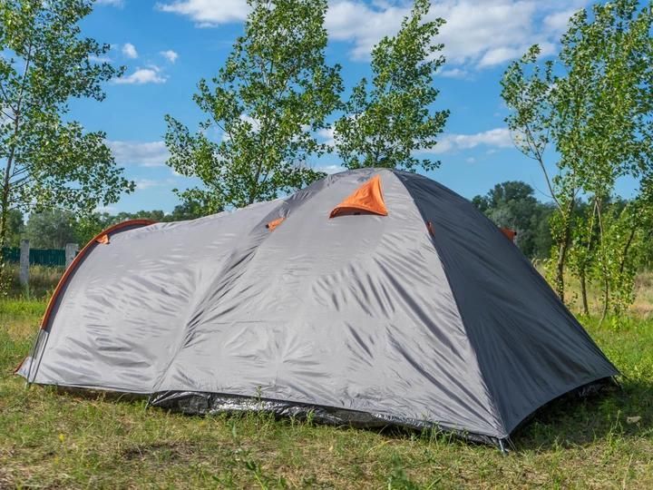 Туристичний намет Pro Camp двошаровий 240&times;240&times;170 см, водонепроникний, сімейний для кемпінгу з тамбуром 707263 фото