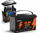Акумулятор Powinver 12.8V 100Ah, BMS 100A, LiFePO4 для інвертора, сонячної електростанції, UPS (ДБЖ) та резервного живлення 2408261 фото 2