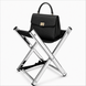 Складная напольная подставка для сумки черная BAG STAND Premium Oxford 600D для салона красоты, парикмахерской, маникюра и офиса 1205261 фото 1