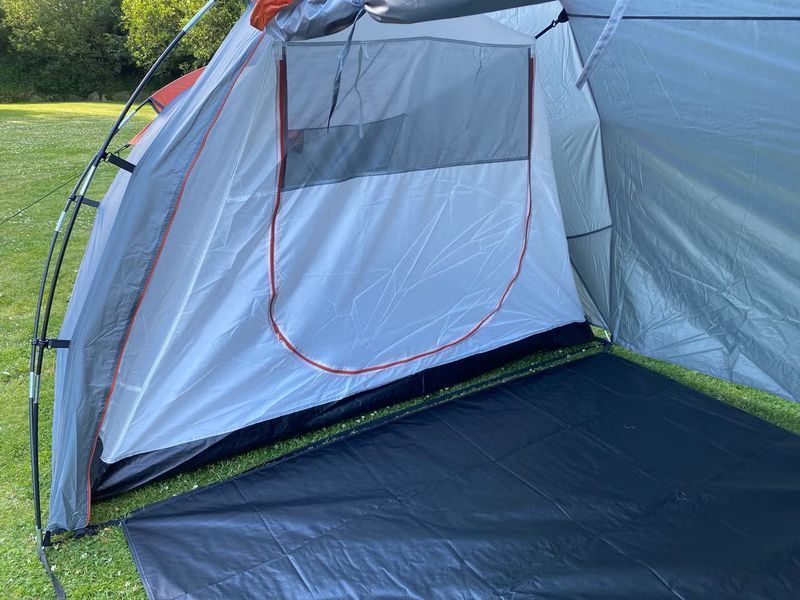 Туристичний намет Pro Camp двошаровий 240&times;240&times;170 см, водонепроникний, сімейний для кемпінгу з тамбуром 707263 фото