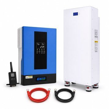 14,3 кВт&middot;год Комплект резервного живлення EASUN POWER 6,2 кВт + LiFePO4 DAXTROMN 51,2В 280А&middot;год, Wi-Fi, BMS, MPPT кабелі в подарунок 09032612 фото