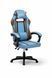 Геймерское и офисное кресло ThroneX Comfort Blue с массажной подушкой и подножкой, до 130 кг, голубовато-коричневое для дома, работы и гейминга 17032617 фото 5