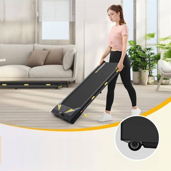 Уцінка! Бігова доріжка Freepi F1, 550 W, 0.75 HP, 6 км/год, з нахилом та пультом, до 130 кг, компактна, тиха 1108256 фото