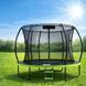 Батут 252 см с внутренней сеткой Premium Pro 8FT GREEN усиленный каркас, лестница, безопасный детский батут для дачи 140428 фото 1