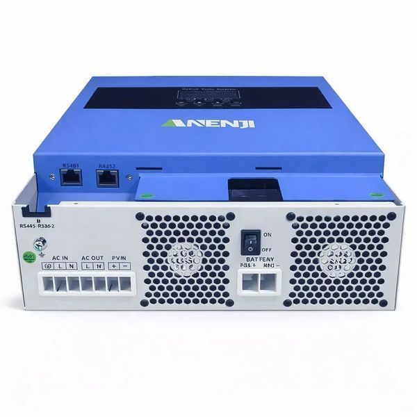 Комплект резервного живлення Anenji 4,2 кВт 24В Wi‑Fi + 2 акумулятори LiFePO4 12,8В 100Ah Bluetooth, 2,56 кВт&middot;год, для дому 2509266 фото