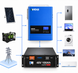 Комплект резервного живлення Anenji 6,2 кВт 48В Wi-Fi + LiFePO4 Haisic 48V 100Ah 4,8 кВт&middot;год, MPPT 120A, для дому та квартири 2509267 фото 2