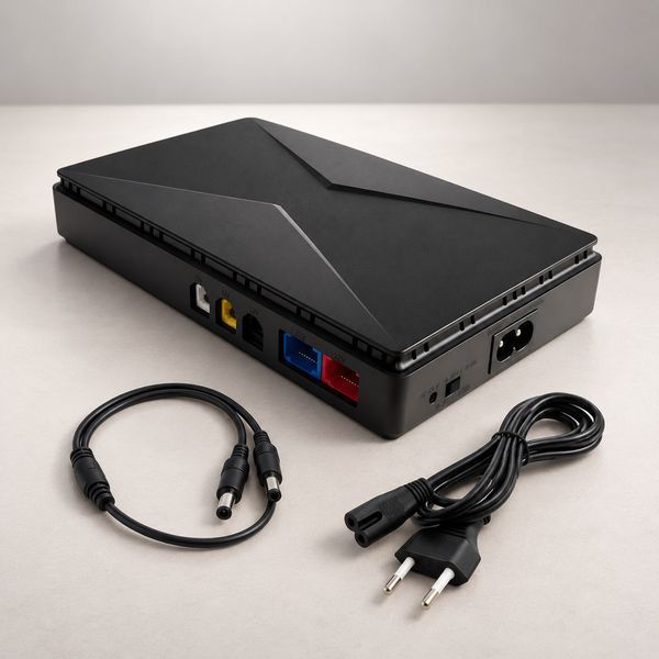 Міні-UPS Andowl Q-UP900X1 10000 мА&middot;год, ДБЖ для роутера, модему та оптики 12В/9В/5В, безперебійне живлення з USB 2809261 фото
