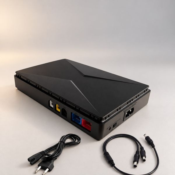 Міні-UPS Andowl Q-UP900X1 10000 мА&middot;год, ДБЖ для роутера, модему та оптики 12В/9В/5В, безперебійне живлення з USB 2809261 фото