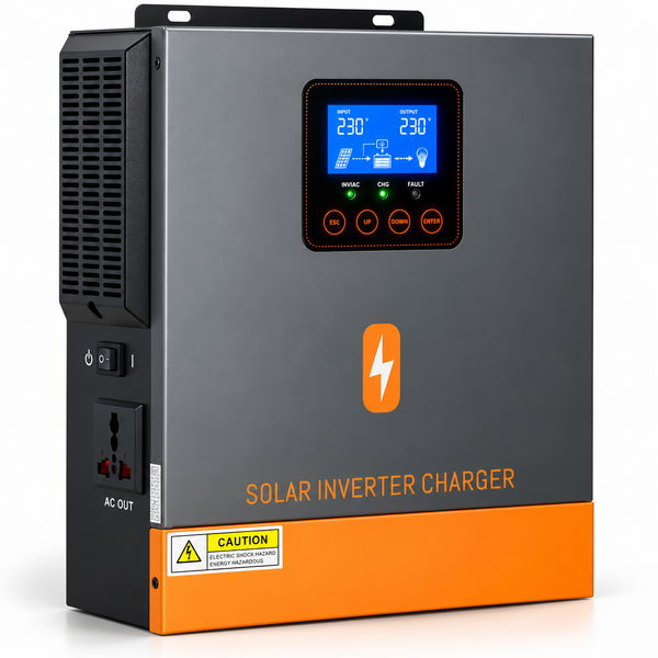 Комплект резервного питания PowMr 1000 Вт 12 В + аккумулятор LiFePO4 Ameisentech 100 А&middot;ч 1,28 кВт&middot;ч, Bluetooth, BMS 100 А, MPPT, чистая синусоида 309262 фото
