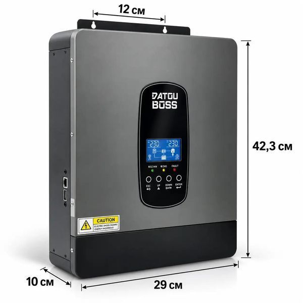 Комплект резервного питания DATOUBOSS 6,2 кВт 48В + LiFePO4 Haisic 48V 100Ah 4,8 кВт&middot;ч, MPPT 120A 3107262 фото